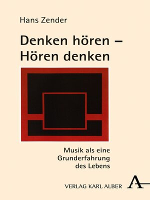 cover image of Denken hören--Hören denken